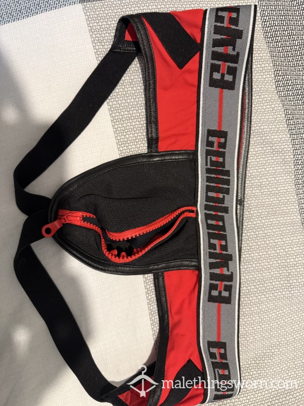 Cellblock13 Jockstrap With Front Zip
