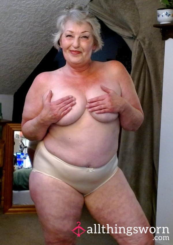Champagne Or Oyster Color Satin Panty