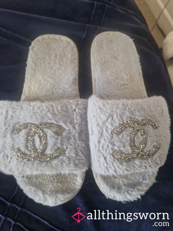 Well Used Chanel Slippers
