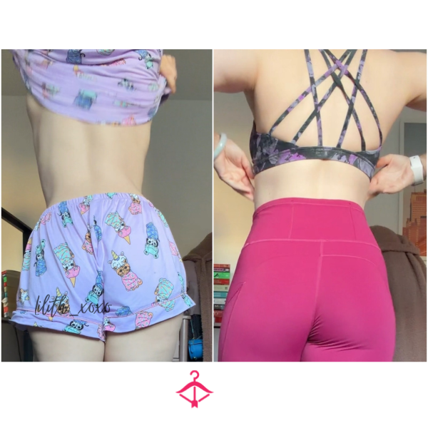 Pyjamas To Gymwear ♡ Getting Ready For The Gym (3 Mins)
