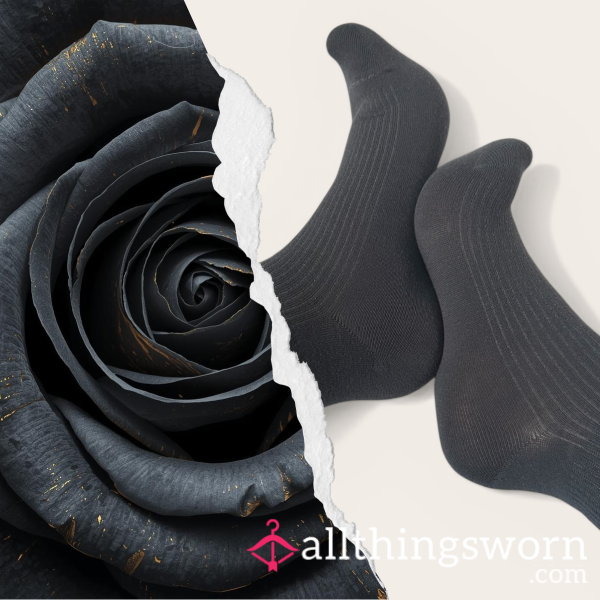 Charcoal Socks ⋆  24 Hour Worn ⋆  Natural Warm Foot Scent