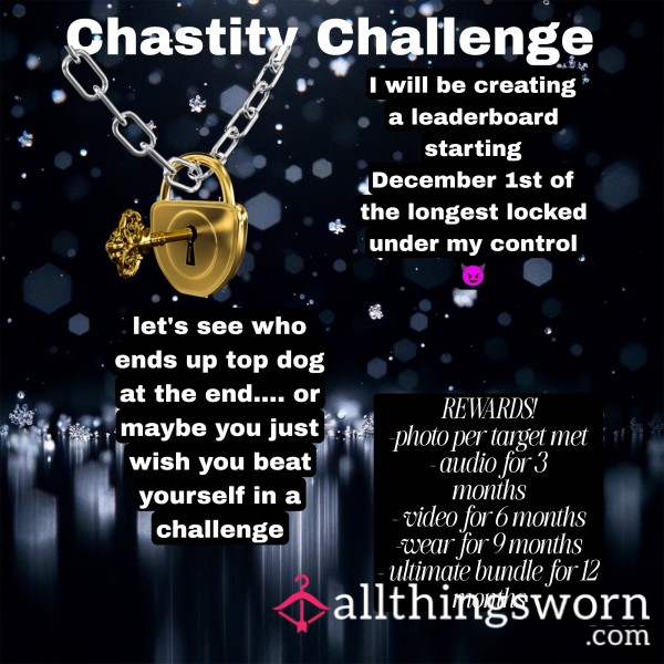 Chastity Challenge With Goddess Skye B😈🔐