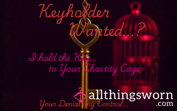 🔐 Chastity Keyholder – I Hold Your Key, You Feel My Control 💕 Custom Lock-Up Sessions