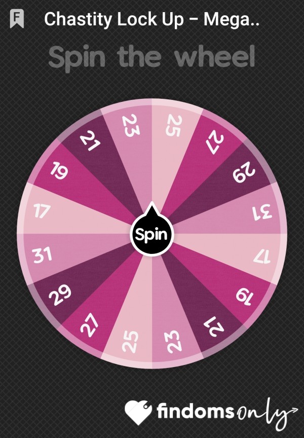 Chastity Lock Up Mega Wheel Spin