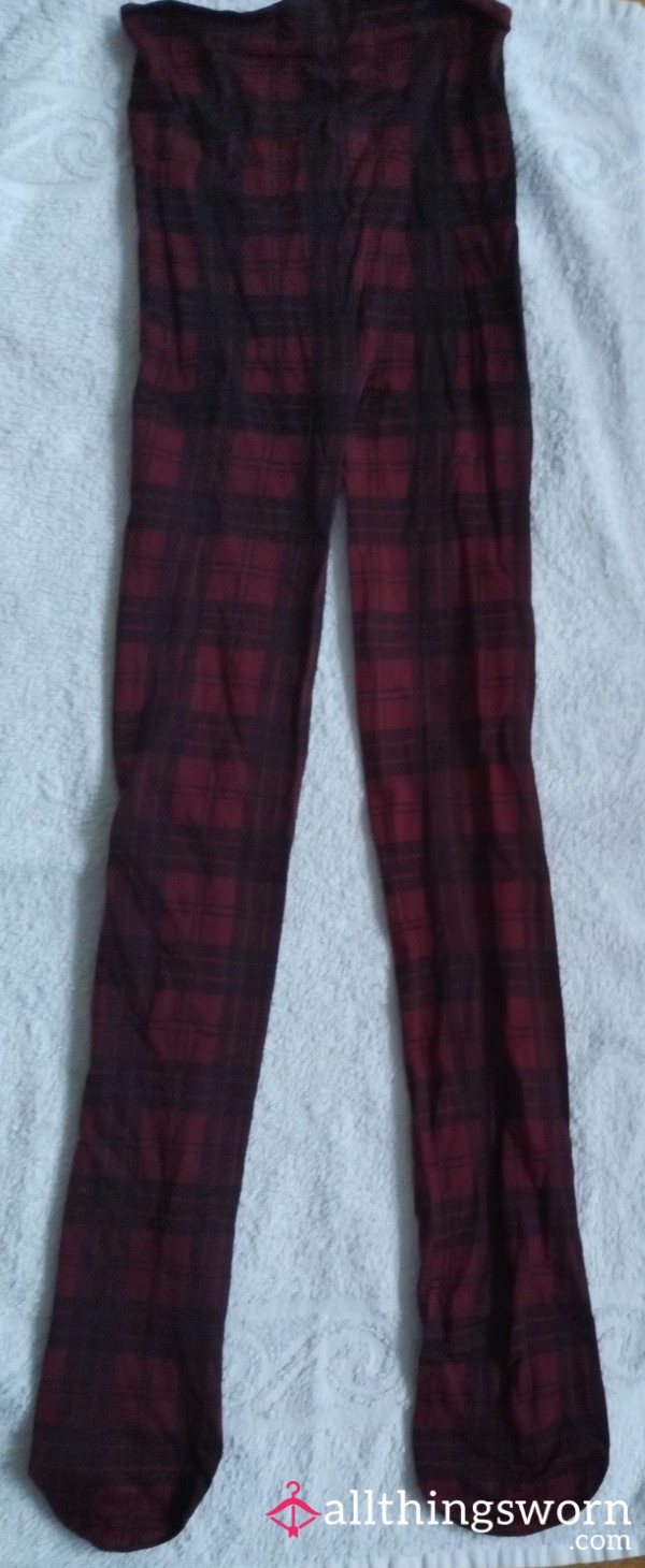 Checked Tights