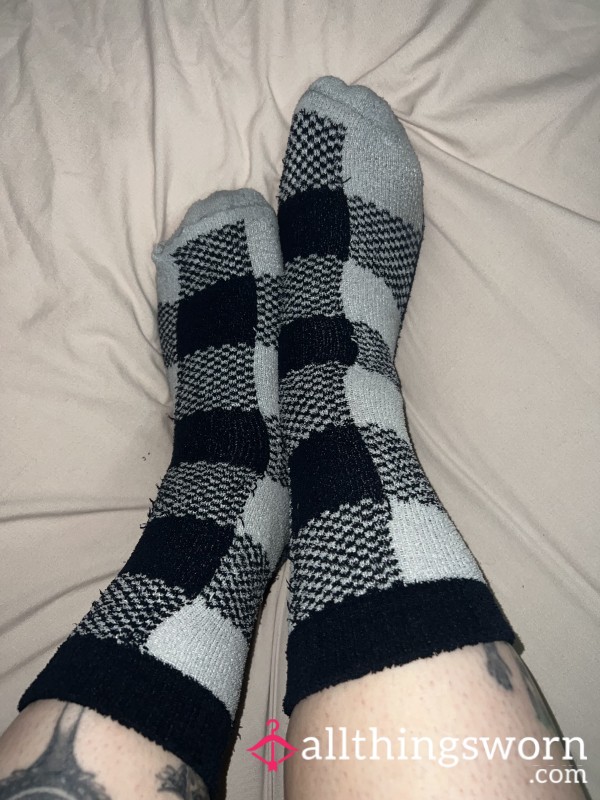 Checkered Bed Socks