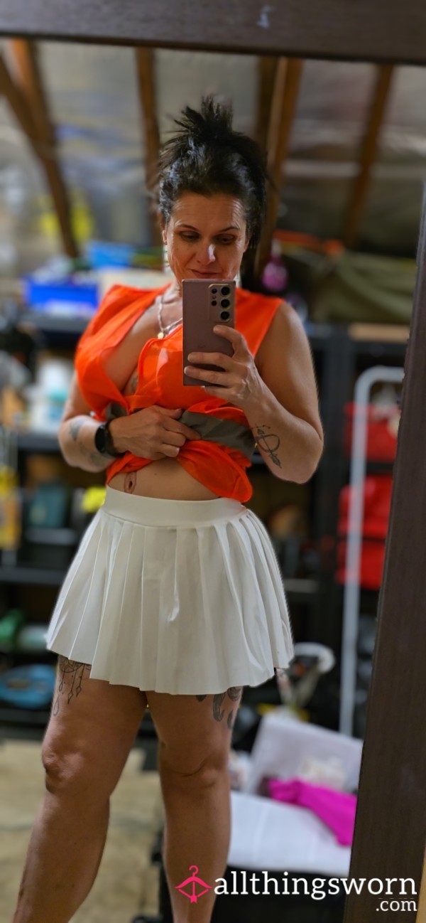 Cheek Revealing Tennis Skirt