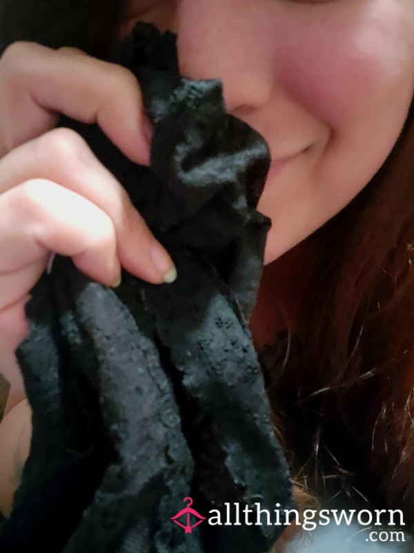 Cheeky Black Lace Panties 🫦