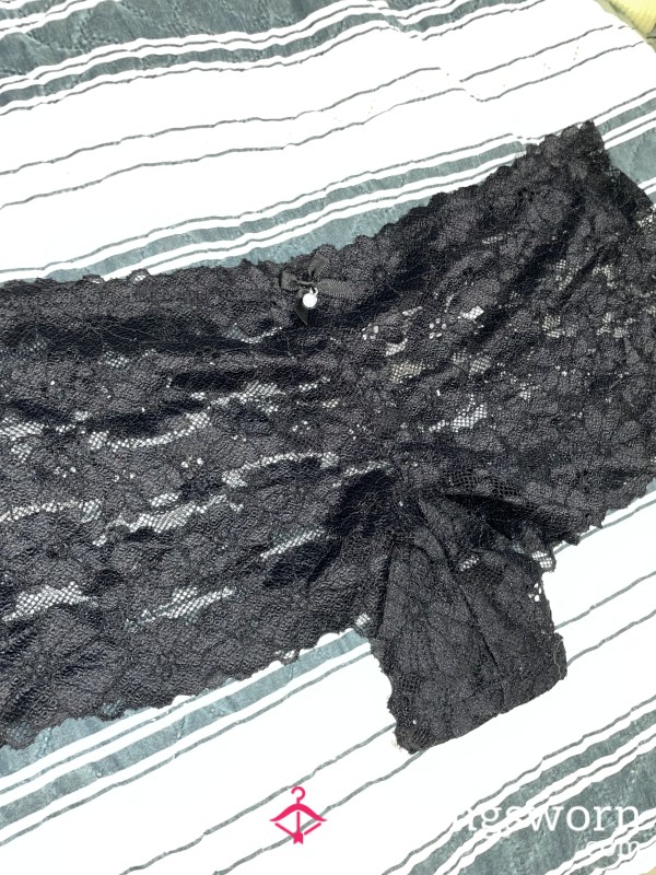 Cheeky Black Lace Panties