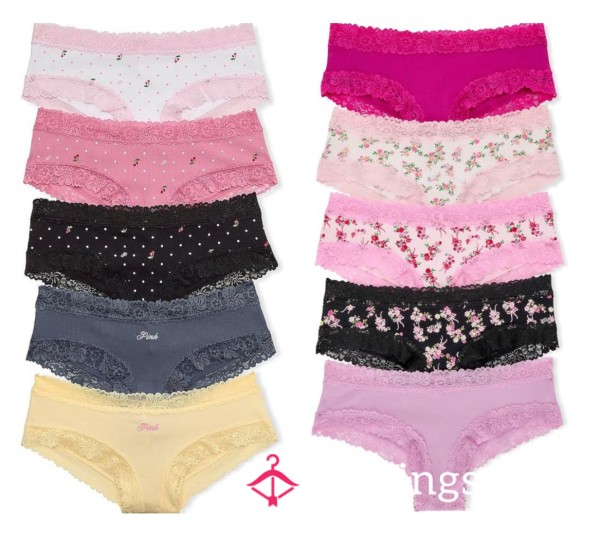 🩷 Cheeky Cotton Victoria Secret Spring Panty Collection! 🌸🍓🩷 All Are Available And Ready For Wear! 💕🌸
