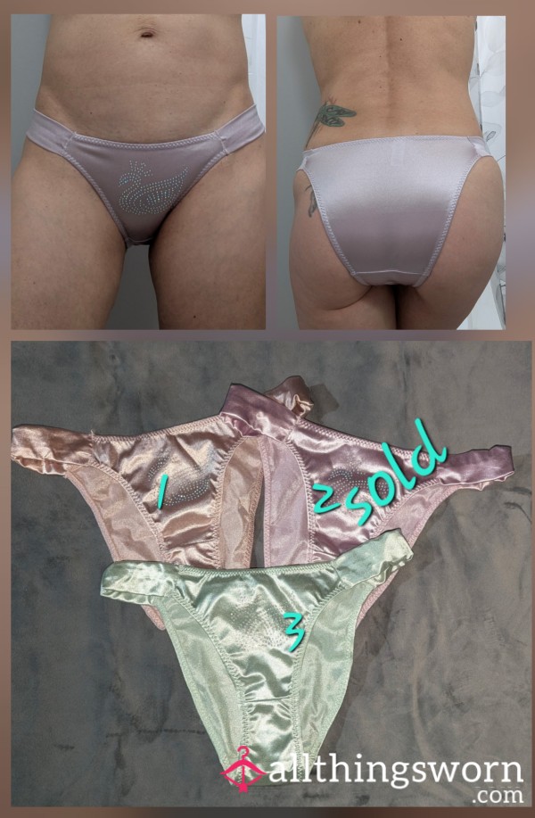 Cheeky Satin (like) Panties With Cotton Gusset Plus Add-on Options