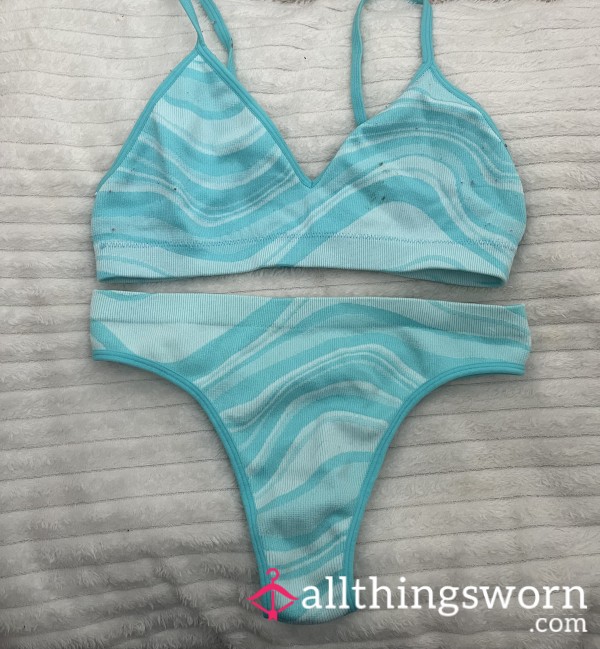 Cheeky Thong And Bra Set