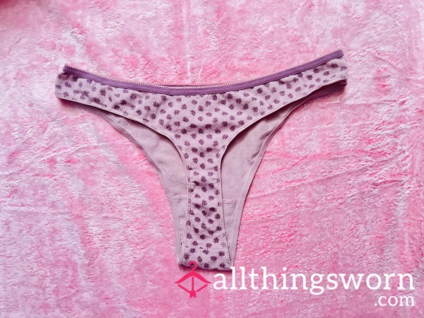 Wet Worn Cheeky Thong Panty