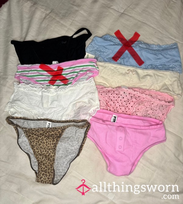 Cheeky/bikini/fullback Panties