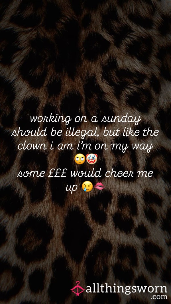 Cheer Me Up On A Sunday