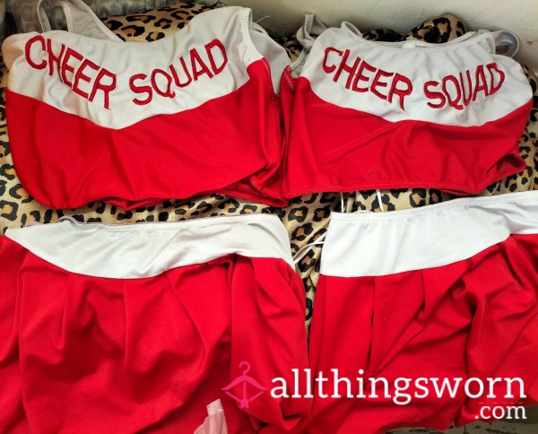 Cheerleader Outfits Worn By Me & My Twin