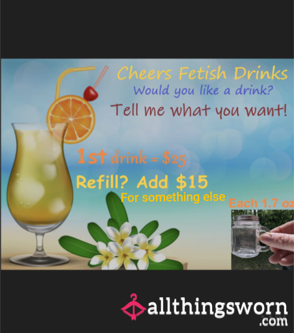 Cheers Fetish Fluids Vials