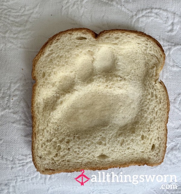 Cheesy Frito Foot Toast. Two Slices With Photos