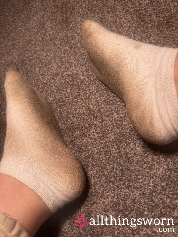 Cheesy White Socks