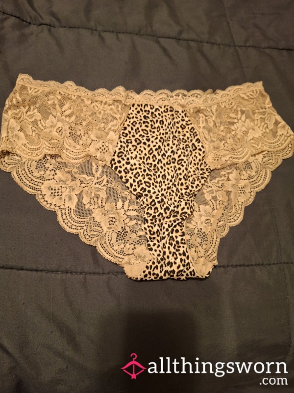 Cheeta Print Lacy Panties