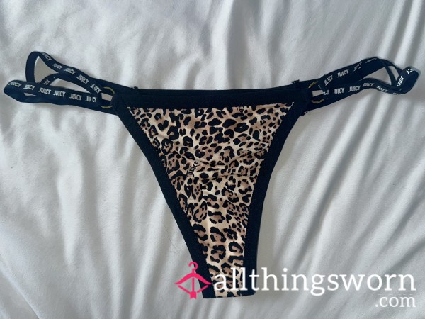 Cheetah JUICY Thong 🐆💋🍒