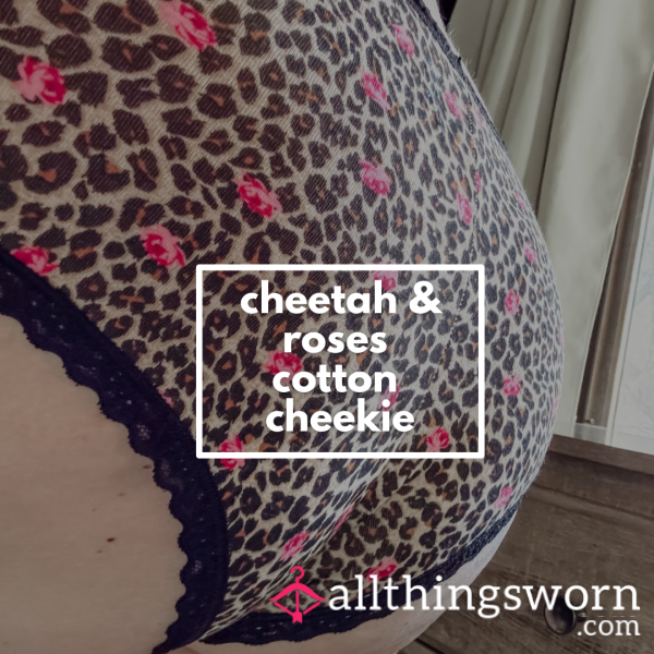+CHEETAH PRINT AND ROSES+