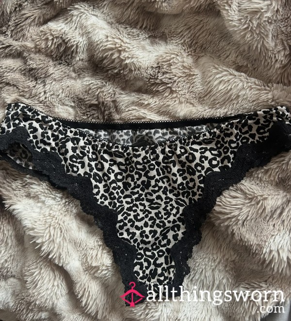 Cheetah Print Brazilian Panties – Soft & Cheeky 🤍