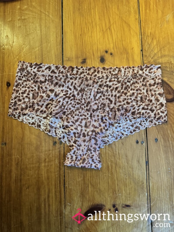 Cheetah Print Lace VS Cheeky Style Panties