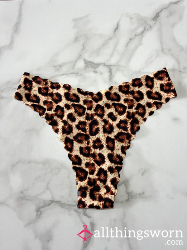 Cheetah Print Seamless Cheeky Panty