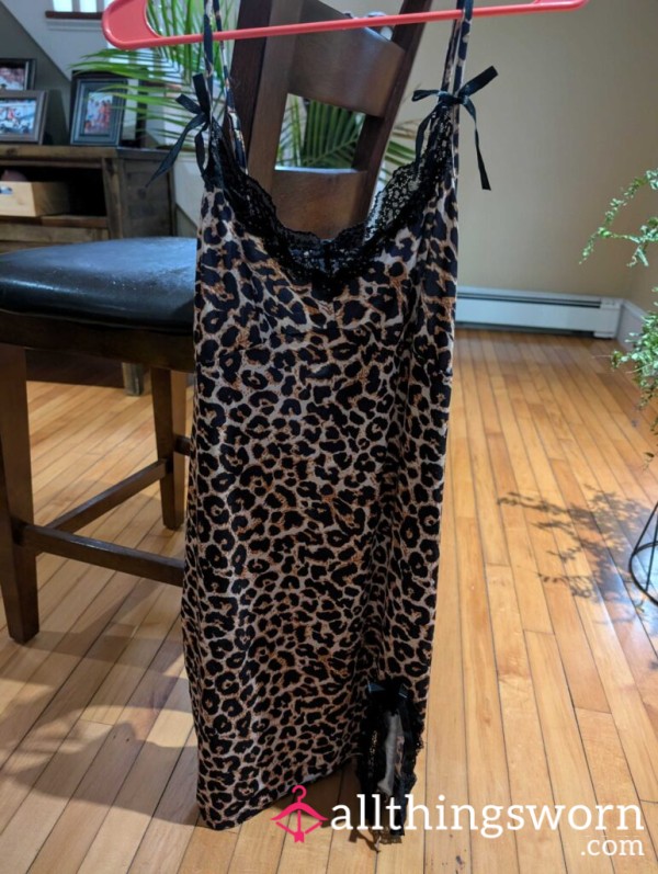 Cheetah Print Slip