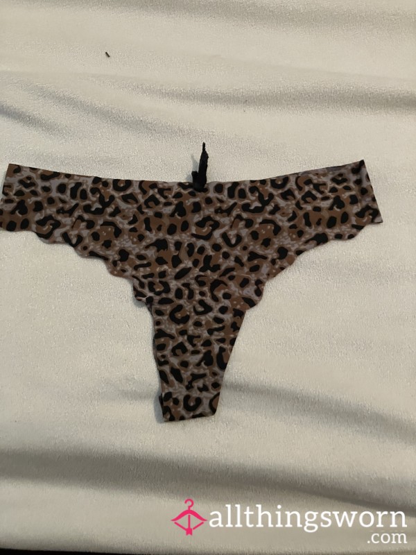 Cheetah Print Thong