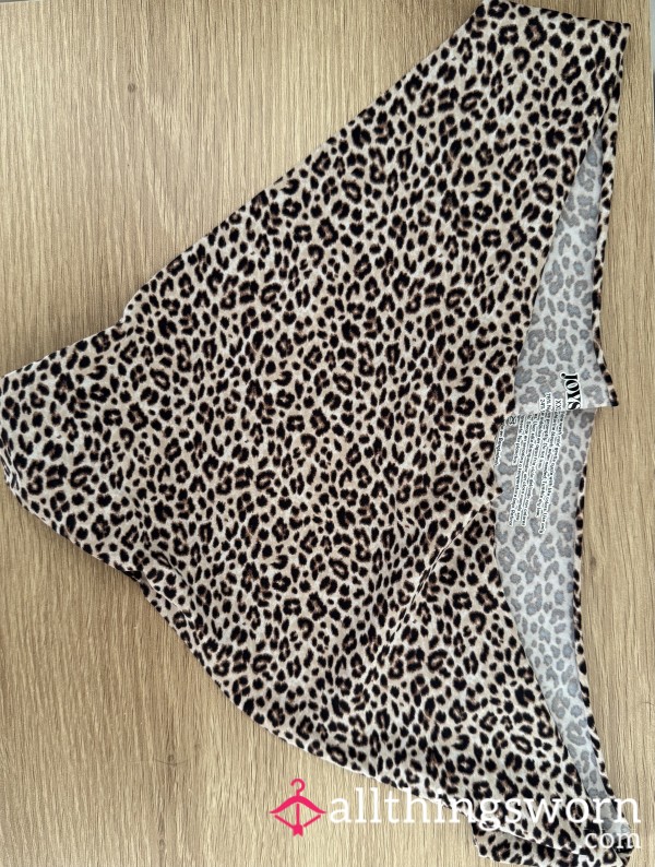 Cheetah Print Thong Panties