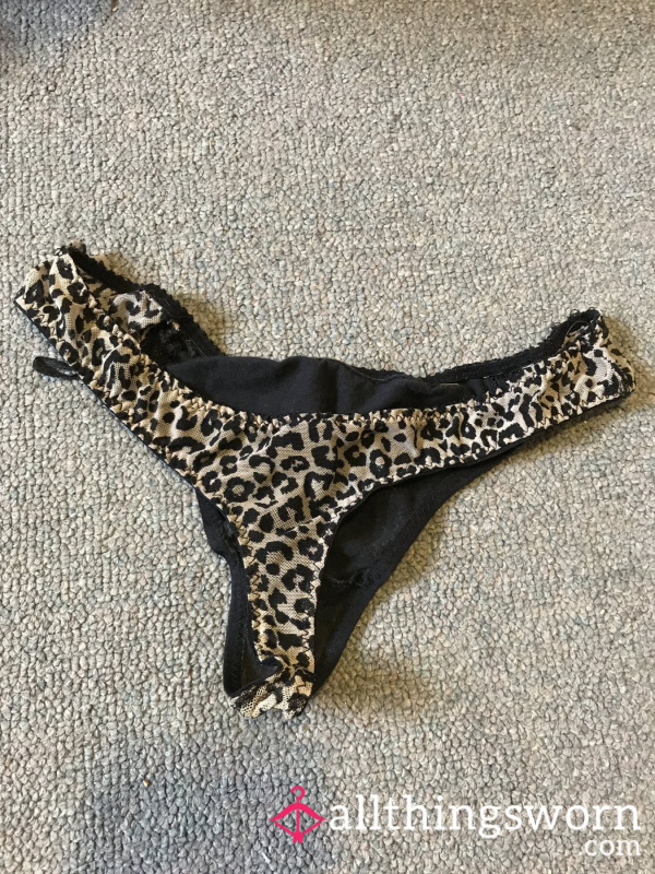 Cheetah Thong