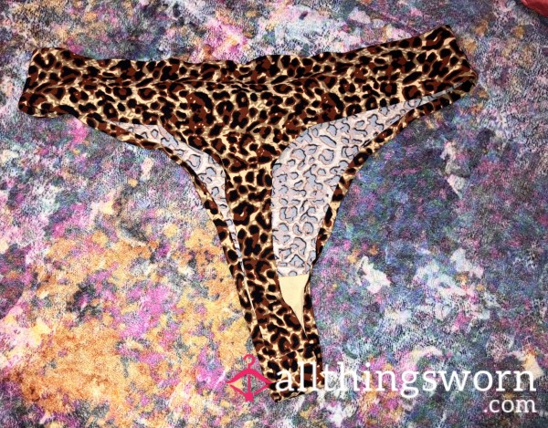 Cheetah Thong