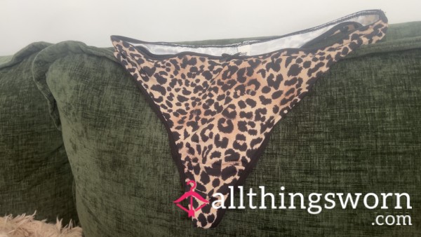 Cheetah Thong