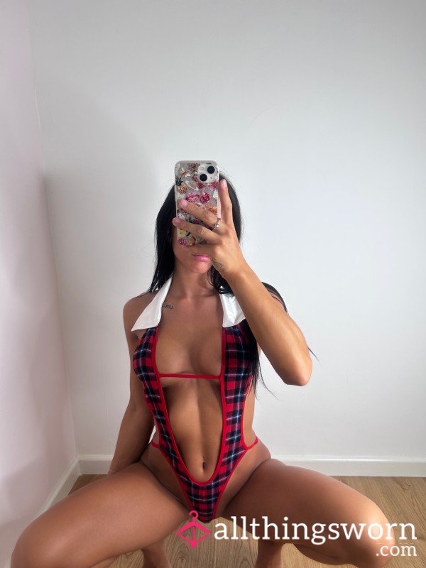 Chequered Bodysuit