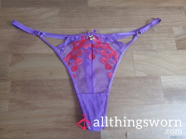 Sl*tty Purple G String Thong 💜 - Free Shipping!