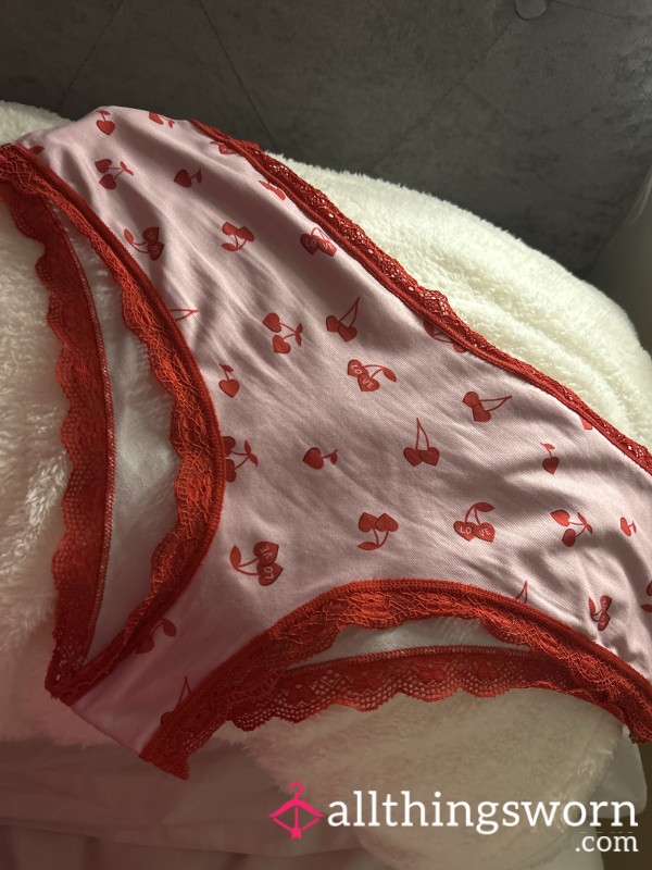 Cherry Knix That I’ve Worn At Work All Day!