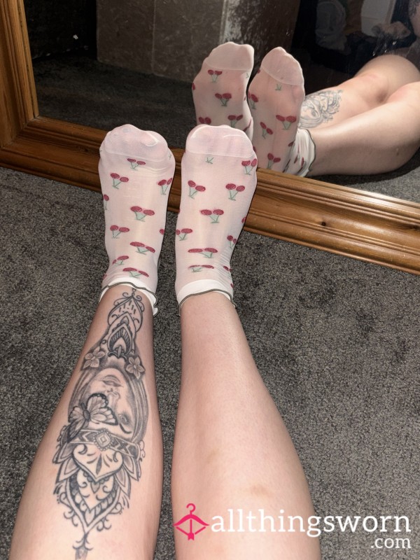 Cherry Nylon Socks