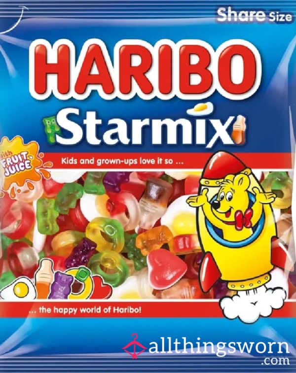 Chewed Bag Of Sweets