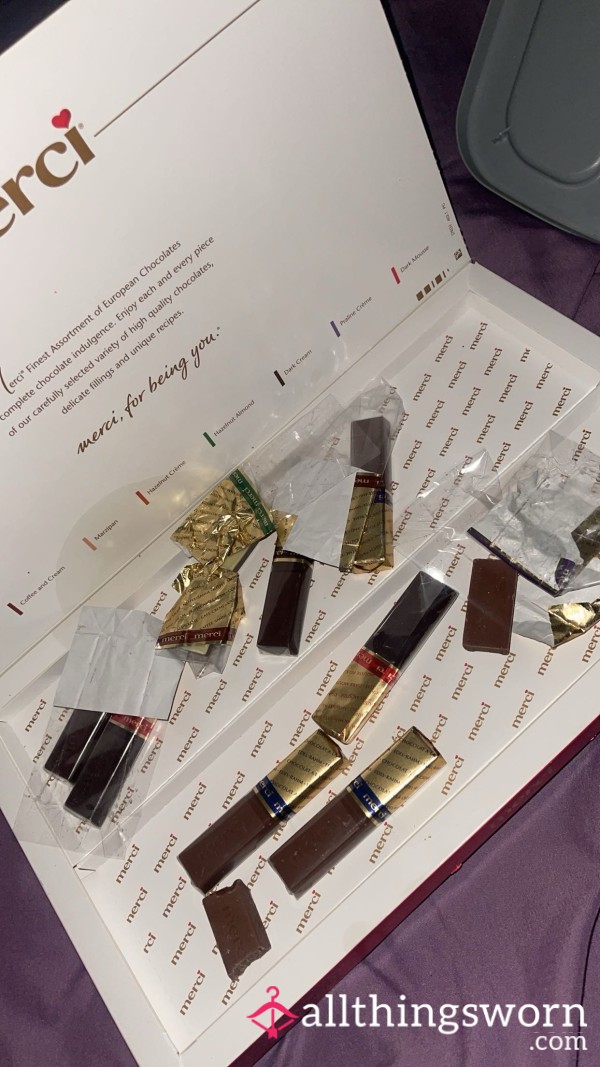 Chewed Chocolate💗 From Valentine’s Day