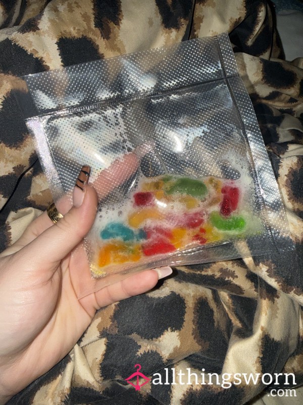 Chewed Sour Worm Gummies Pouch 🍬