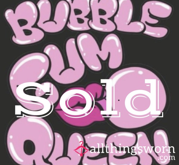 Chewed Sp*t Filled Gum