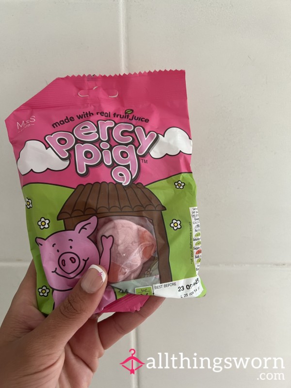 Chewed Up Percy Pig Sweeties 🍬👅💦