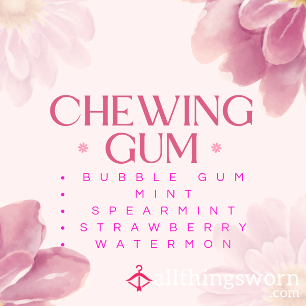 Chewed Up & Spat Out Chewing Gum - Choose You’re Flavour - 3 Pieces 🍬