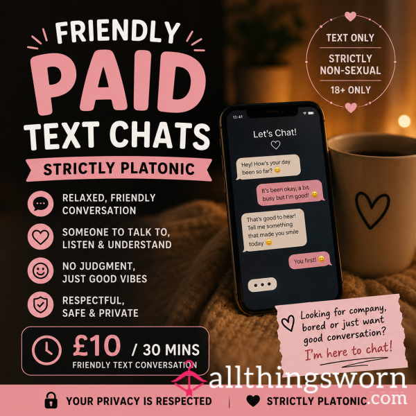 Chill Friendly Conversations – Text Only