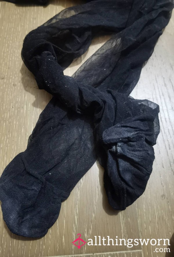 Chinese Flight Attendant Wearing Pantyhose For Gym Workouts.