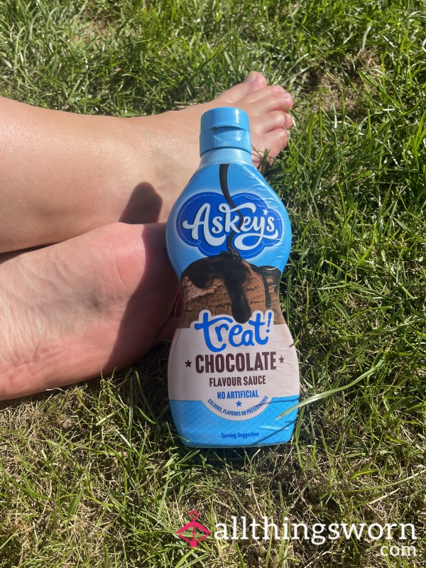 Chocolate Sauce Running Down My Feet