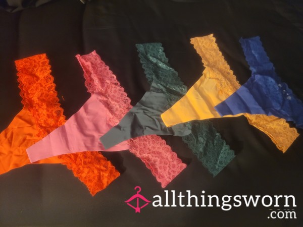 Choice Of Color Lace Thong