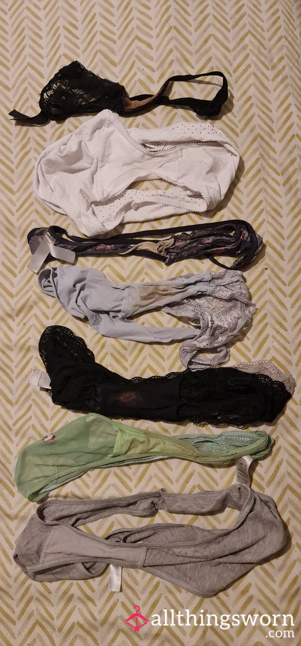 Choose From A Variety Of Worn Out Panties !